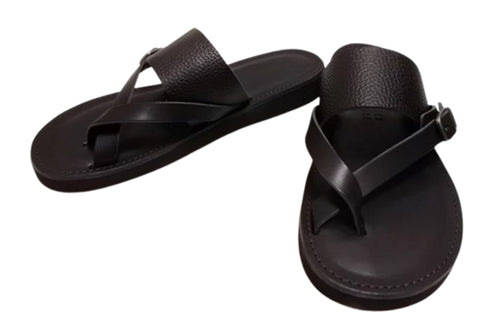 【Organic handloom TRENT ブラック】トングサンダル